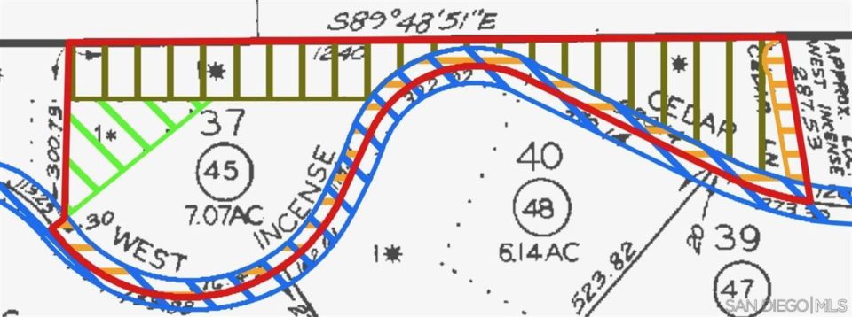 0 W Incense Cedar Rd - plot map