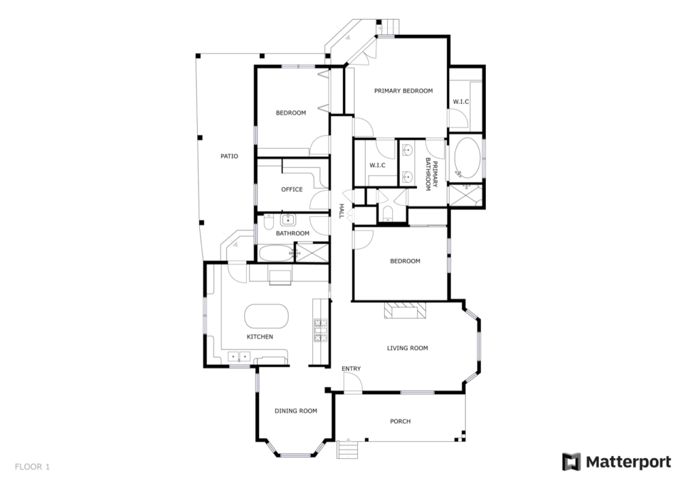 Floor plan of 4558 Van Dyke Ave 